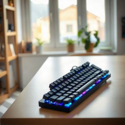 Teclado Mecânico Compacto 65% — Switch Red